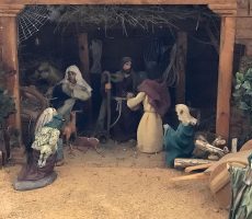 Belén artesanal de Navidad