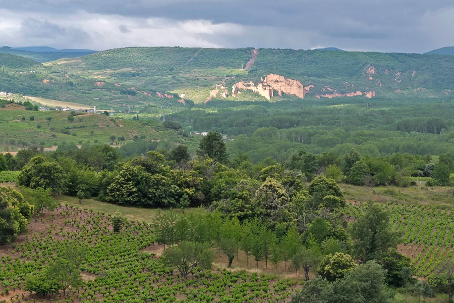 Vista general las Barrancas de Santalla