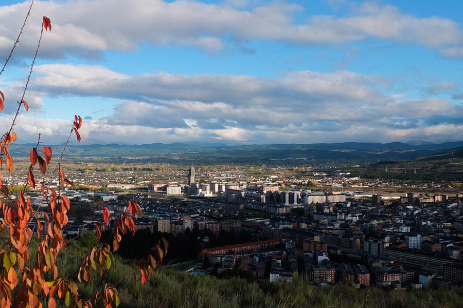 Vista general ciudad de Ponferrada