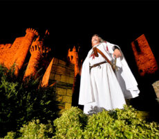 Escenificación del Gran Maestre Templario
